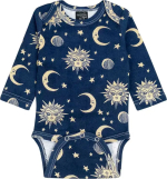 Фотография товара Боди Mjolk, р. 62, Солнце и Луна, с длинным рукавом