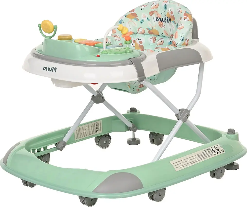 Ходунки Лесные музыкант Pituso игровая музыкальная панель, 2 стоппера, ментол