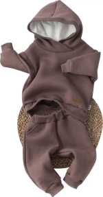 Фотография товара Спортивный костюм Оверсайз, р. 26, рост 80-86 см, футер, шоколад 