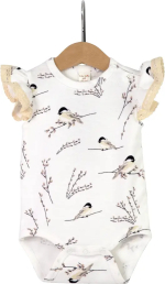 Фотография товара Боди Baby Boom Птички на вербе 74