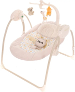Фотография товара Pituso Электрокачели Marbella Beige Bear пульт, MP3, москитная сеть, адаптер, 71х66х77 см