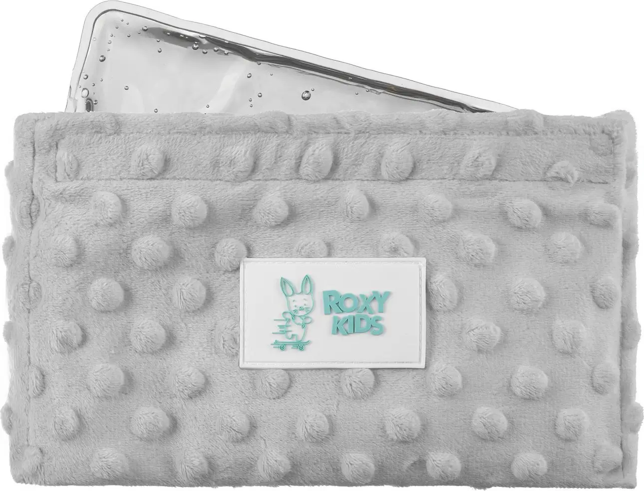 Пояс-грелка Roxy Kids гелевая от коликов для новорождённых, цвет серый