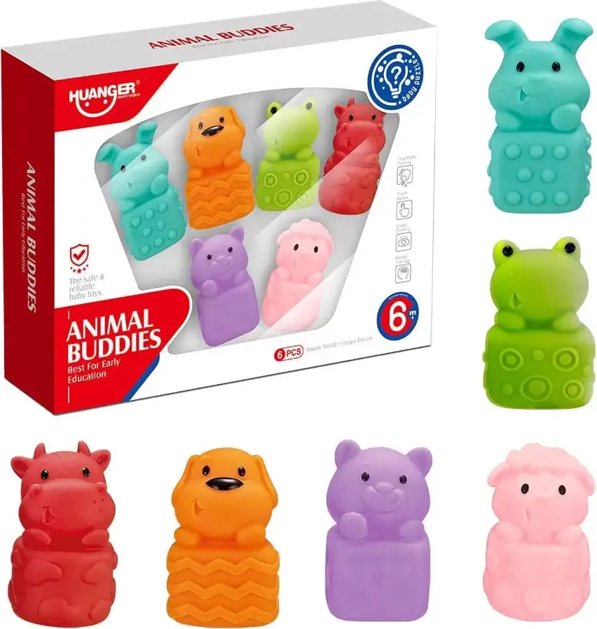 Набор игрушек Huanger Зверушки, 6 шт