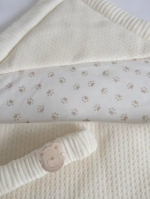 Конверт Тедди Lappetti, вязаный, молочный