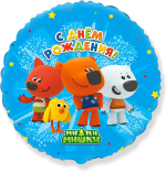 Фотография товара Шар Страна Карнавалия Ми-Ми-Мишки Друзья С Днем рождения, круг 18"