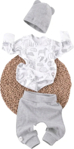 Фотография товара Комплект 3 предмета Новые Друзья KiDi kids, Серый-2, размер 22, рост 68-74 см, арт. 358.635.722(Н-Др-2)-55