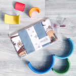 Фотография товара Набор платочков-слюнявчиков Mjolk Dinoworld 20х20 см