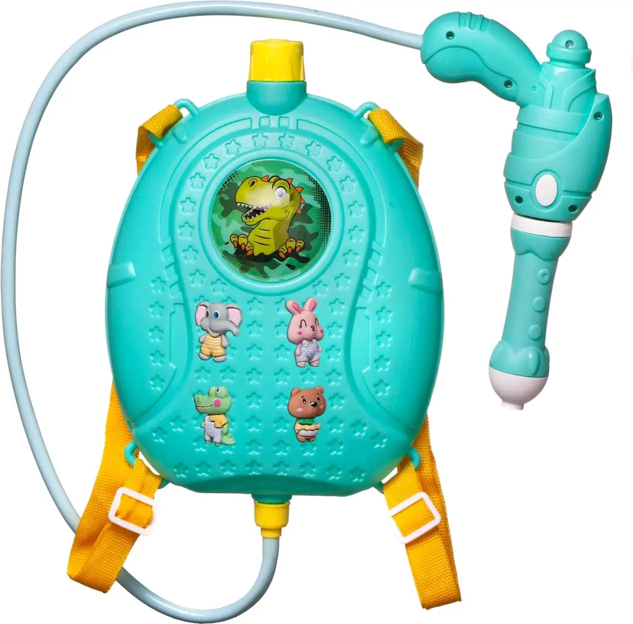 Junfa Водный бластер с рюкзачком-резервуаром "Животные покоряют космос", 1500 мл