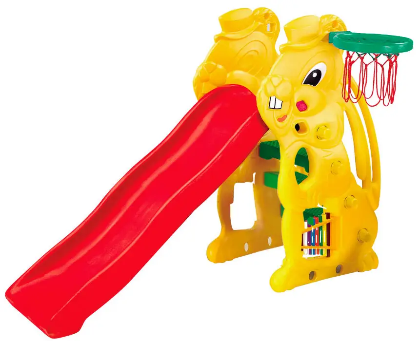 Горка с баскет кольцом Ching-Ching Заяц 160х88х111 см