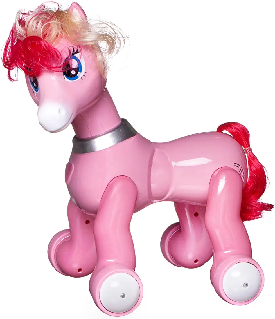 Игрушка интерактивная Junfa Умный питомец Розовый единорог, световые и звуковые эффекты