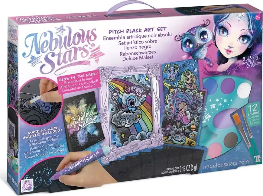 Подарочный набор для рисования с палитрой и рамкой Млечный путь Nebulous Stars