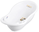Фотография товара Ванночка Tega Baby 86 см слив Dz Слоник, белый