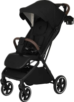 Фотография товара Прогулочная коляска детская Matrix Pituso Black, большие колеса, чехол на ножки