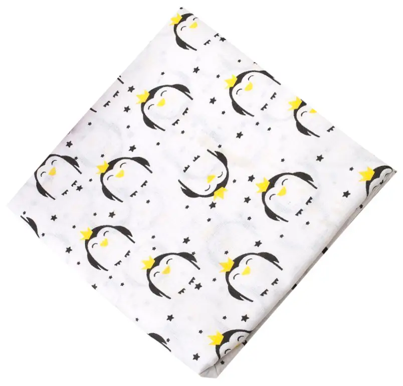 Пододеяльник AmaroBaby на молнии Пингвины 147х112 см
