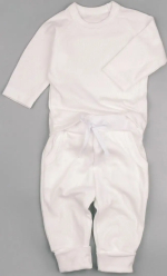 Фотография товара Кофточка и ползунки (штанишки) детские AMAROBABY Fashion, молочный, р.68