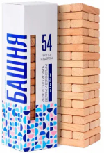 Настольная игра дженга Mega Toys Башня» из 54 элементов