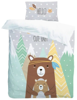 Фотография товара Комплект в кроватку 3 предмета AmaroBaby Exclusive Creative Collection Hello Cute Baby