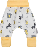 Фотография товара Ползунки-штанишки на широком манжете Наследник Выжанова интерлок зебры 62