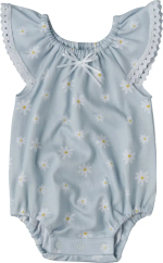 Фотография товара Боди с крылышками Ромашки на голубом, р. 62