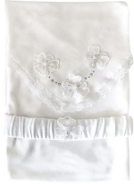 Фотография товара Конверт летний Fleole Лея молочный однослойный плед, бант, матрасик