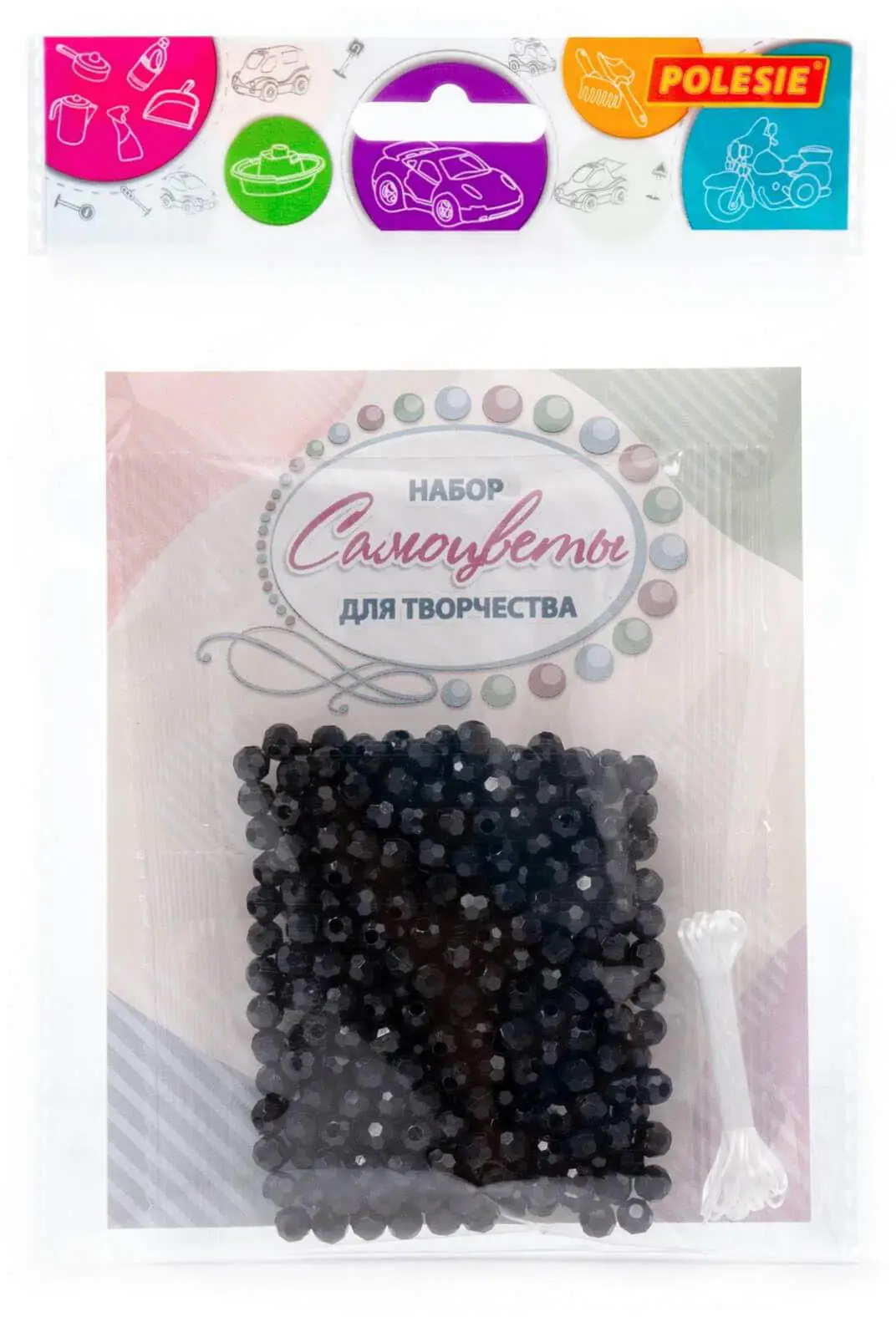 Набор для детского творчества из бусин, Полесье "Самоцветы", 315 элементов