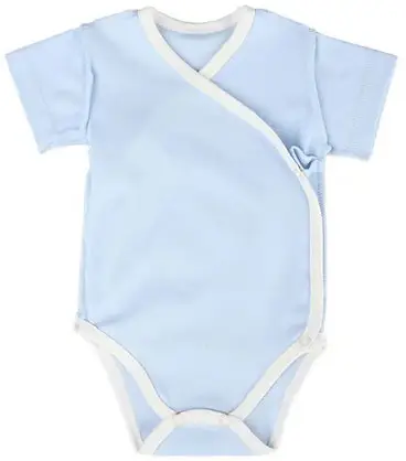 Комбинезон Фабрика Бамбук Боди Кимоно голубой 62