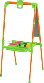 Фотография товара Доска знаний-мольберт двусторонний Nika Kids Растущий, оранжевый