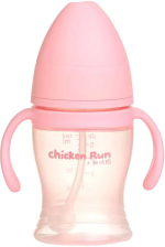 Фотография товара Бутылочка с ручками, 160 мл, розовая, Pituso