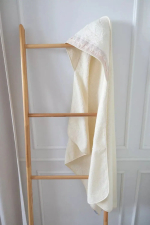 Фотография товара Пеленка Lappetti "Кружева" с уголком бежевая