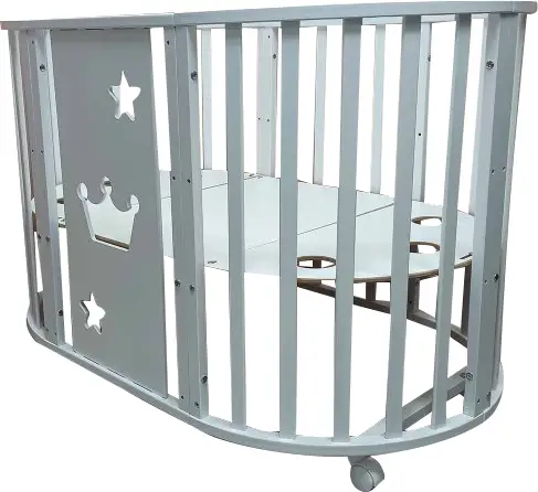 Кроватка детская Корона Incanto, белая, KR-0031/1