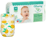 Фотография товара Подгузники Offspring, размер M, 6-10 кг, 42 шт, расцветка Апельсины