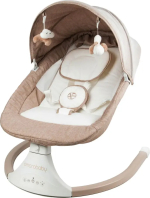 Фотография товара Электронные качели детские Amarobaby Lucky Swing, бежевые