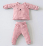 Фотография товара Комплект KiDi kids Пикколино 2 предмета футер розовая пудра 56-62 см