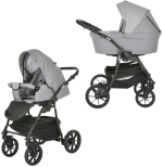 Фотография товара Коляска Pituso Nino (2 в 1) Silver Mountain, кожа Grey