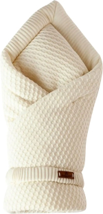 Фотография товара Конверт Хьюге Lappetti вязаный, утепленный, кремовый, арт. 2019/10
