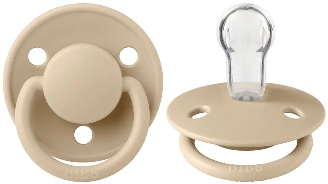 Пустышка Bibs De Lux Silicone Vanilla 0+