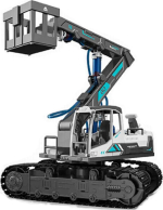 Фотография товара Конструктор Junfa гидравлический Строительные машины Машина с подъемной люлькой, арт. WZ-25950