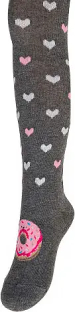 Фотография товара Колготки детские RuSocks, размер 92-98, рис-06, серые, меланж, арт. ДК-31306