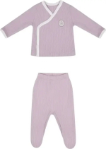 Фотография товара Распашонка с царапками, ползунки, Наследник Выжанова, р. 56-62, цвет фиалка