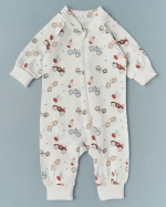 Фотография товара Комбинезон Little Star Машинки цв. крем (56-62)