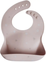 Фотография товара Силиконовый нагрудник Mushie Daisy