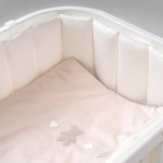 Фотография товара Защита для детской кроватки фенс-бортик Perina Sateen Collection айвори