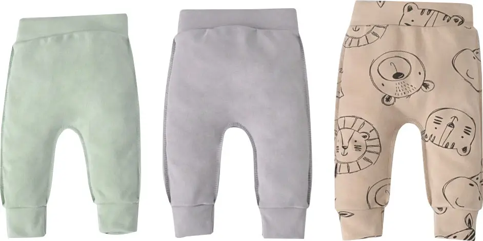 Штанишки Крошки Горошки KiDi kids, 3 шт/уп, р. 18, рост 56-62 см, арт. 635.2