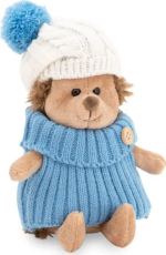 Фотография товара Игрушка мягконабивная Life Ёжик Колюнчик в шапке с голубым помпоном, 15 см