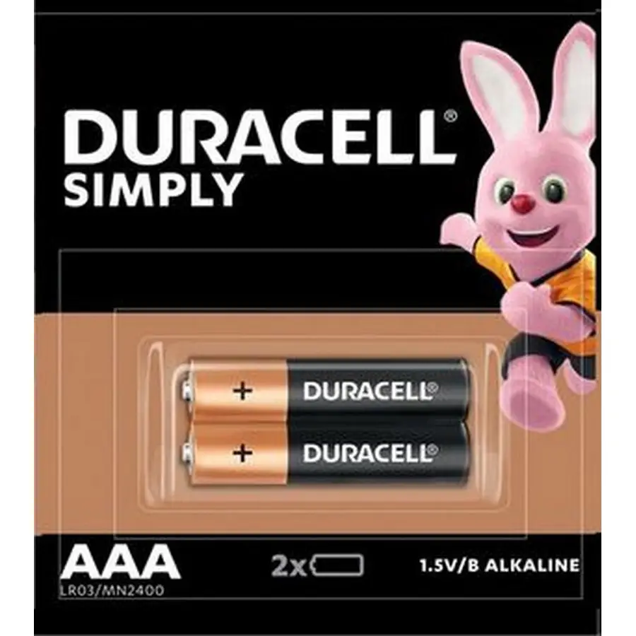 Батарейки Duracell LR03-2х1,5 AAA