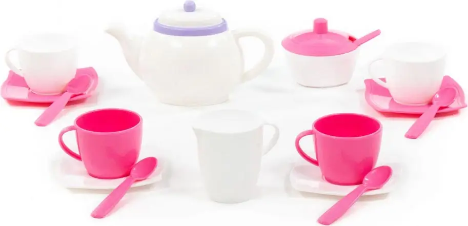 Набор детской посуды Алиса Полесье на 4 персоны, 18 элементов