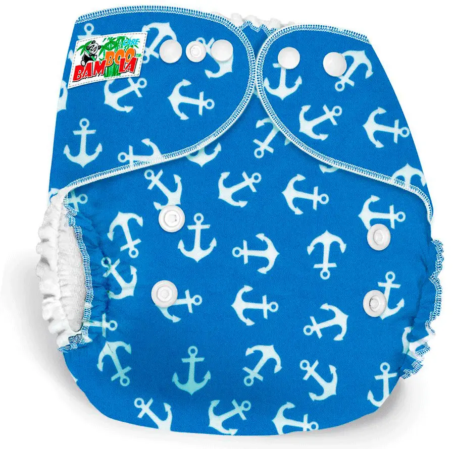 Многоразовый подгузник Bamboola Care Якоря +1 вкладыш