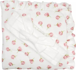 Фотография товара Комплект плед + пояс Наследник Выжанова, рисунок розы, 95х95 см