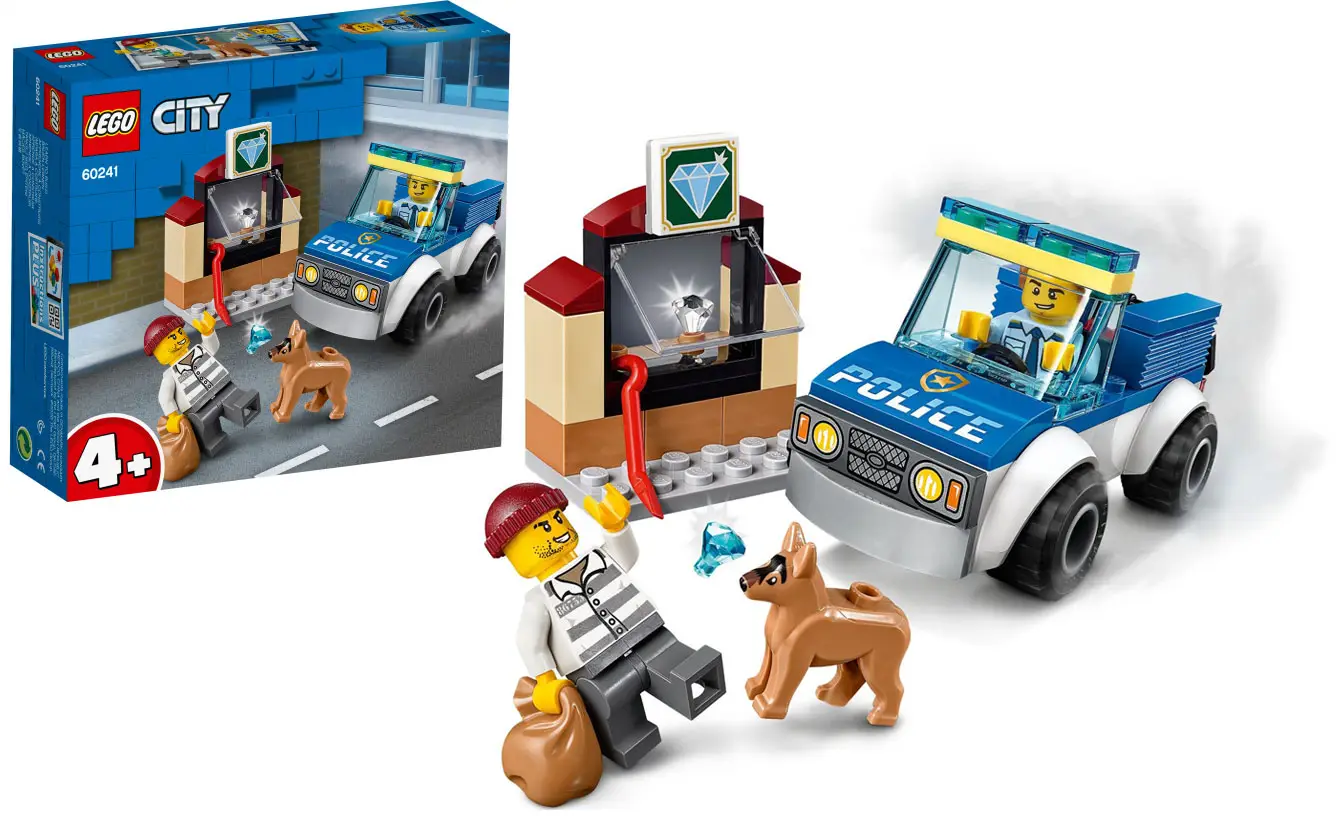 Конструктор LEGO City 60241 Полицейский отряд с собакой