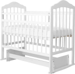 Фотография товара Кроватка Incanto Pali, маятниковое качание, белая